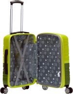 Rockland Melbourne Hardside Expandable Spinner Wheel Luggage, Purple, Carry-On 20-Inch - Image 10